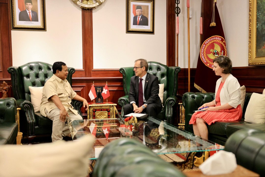 Prabowo Terima Ucapan Selamat dari Presiden Konfederasi Swiss Atas Keunggulan di Pilpres