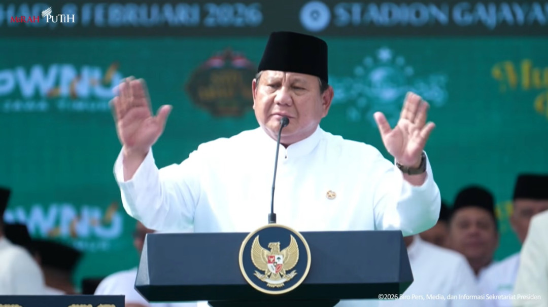 Di Tengah NU Presiden Prabowo Sebut Tidak Akan Mundur Lawan Korupsi
