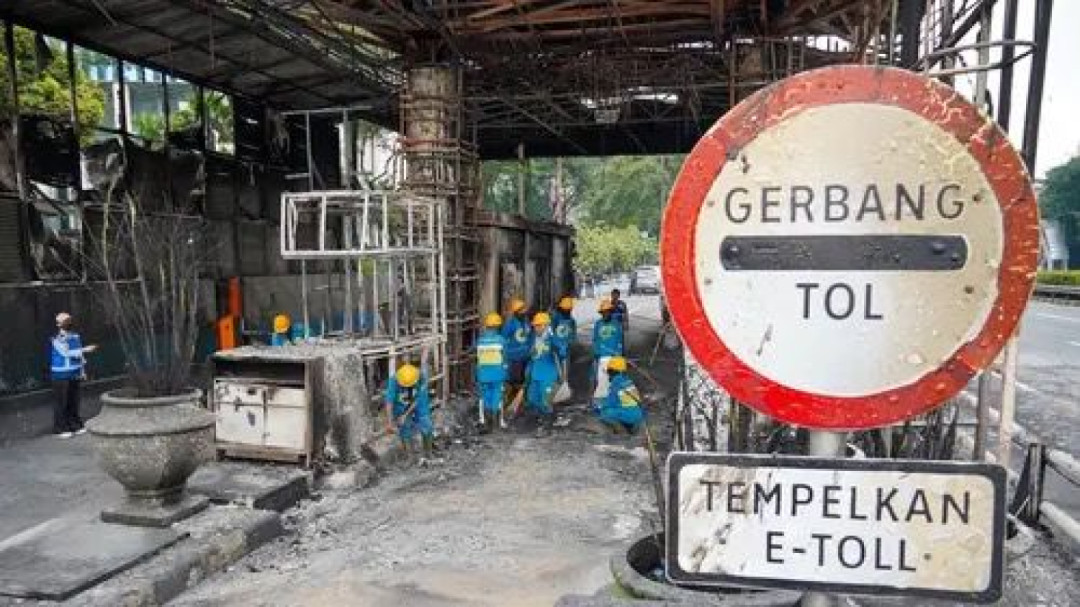 Jasa Marga Percepat Pemulihan Gerbang Tol Pascademo, Tegaskan Komitmen Layanan