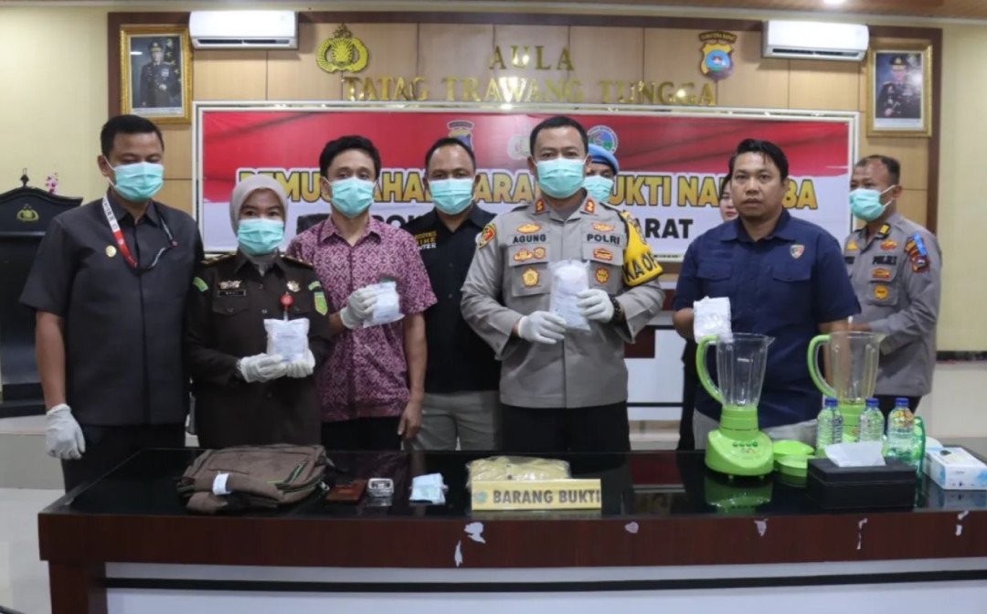 562 Gram Sabu Hasil Operasi Antik 2026 Dimusnahkan Petugas