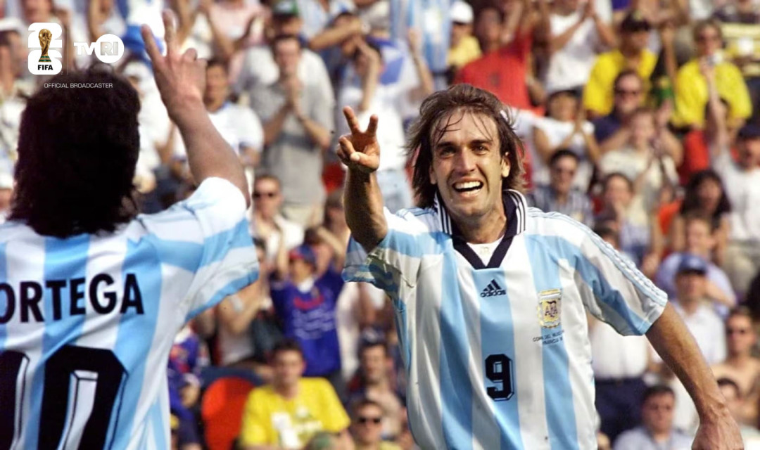 Gabriel Batistuta: Pemilik 2 Hattrick Piala Dunia Edisi Berbeda