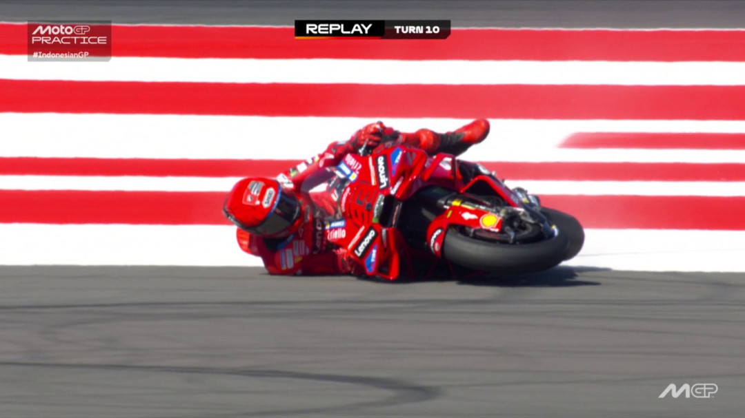 MotoGP Mandalika 2025: Marc Marquez Dua Kali Terjatuh pada Sesi Practice