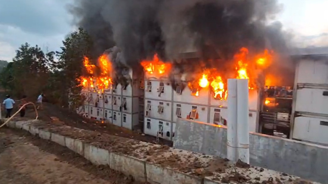 Kebakaran Terjadi di Hunian Pekerja Konstruksi IKN, Penyebab Masih Diselidiki