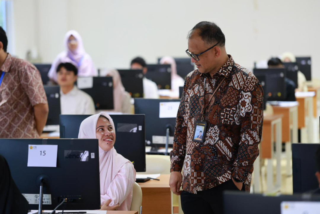 Dirjen Dikti Tinjau Pelaksanaan UTBK-SNBT 2026 di USK Banda Aceh