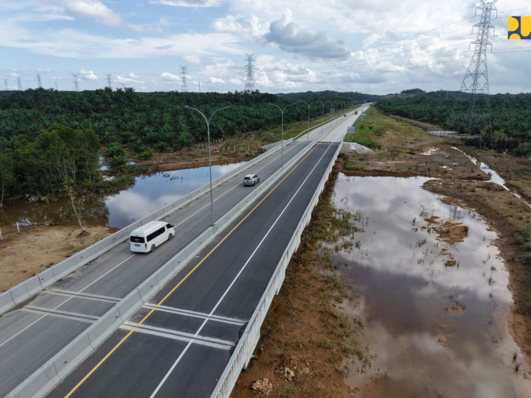 Menteri PU: Ruas Jalan Lintas Timur Sumatera di Sumut Sudah Dapat Dilalui