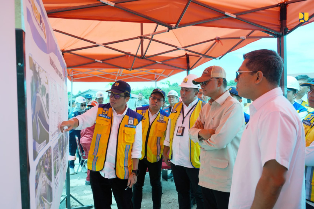 Menteri PU: Floodway Sikambing–Belawan Siap Beroperasi Akhir 2025