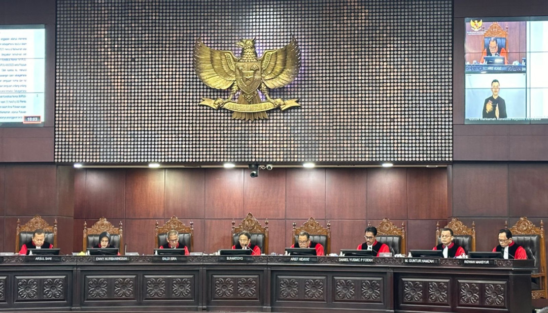 MK Tegaskan Miliki Kewenangan untuk Menilai Masalah Hukum Pemilu