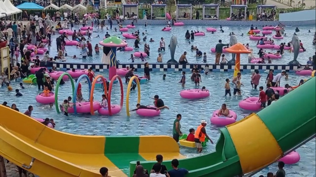 Libur Lebaran 2026, Wisata di Bandar Lampung Dipadati Ribuan Pengunjung