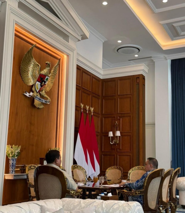 Presiden Prabowo Terima Dasco di Istana, Bahas Politik hingga Ekonomi Nasional