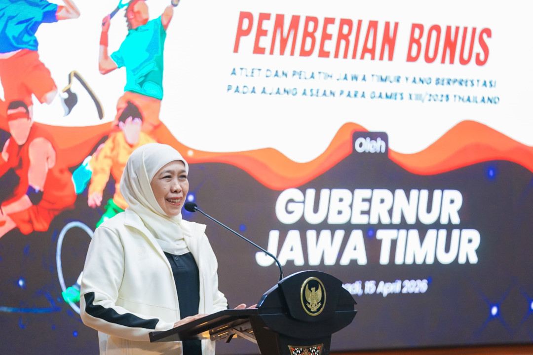 Gubernur Khofifah Beri Bonus Rp1,8 Miliar Atlet Paralimpik