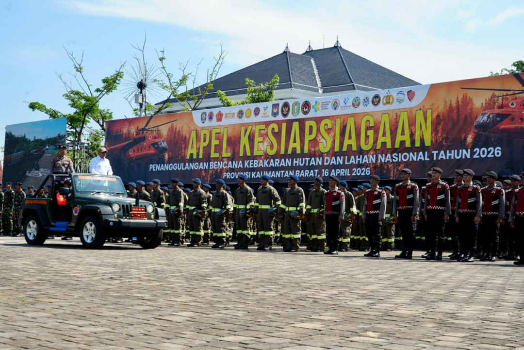 Apel Siaga Karhutla 2026, Menko Polkam Dorong Sinergi Nasional