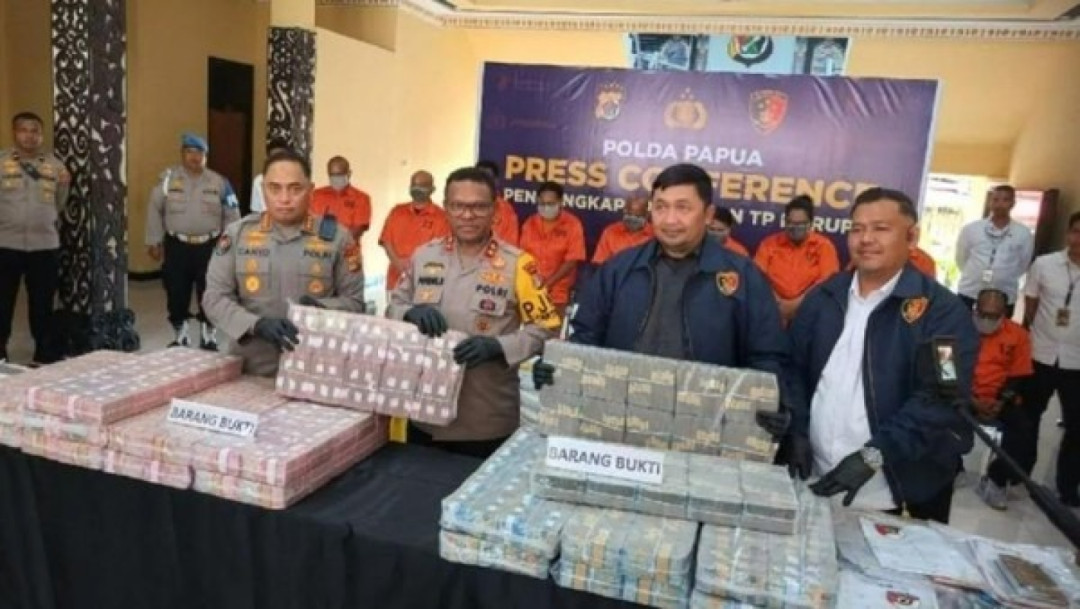 Polda Papua Tetapkan 9 Tersangka Korupsi Dana Desa Lanny Jaya Rp168 Miliar