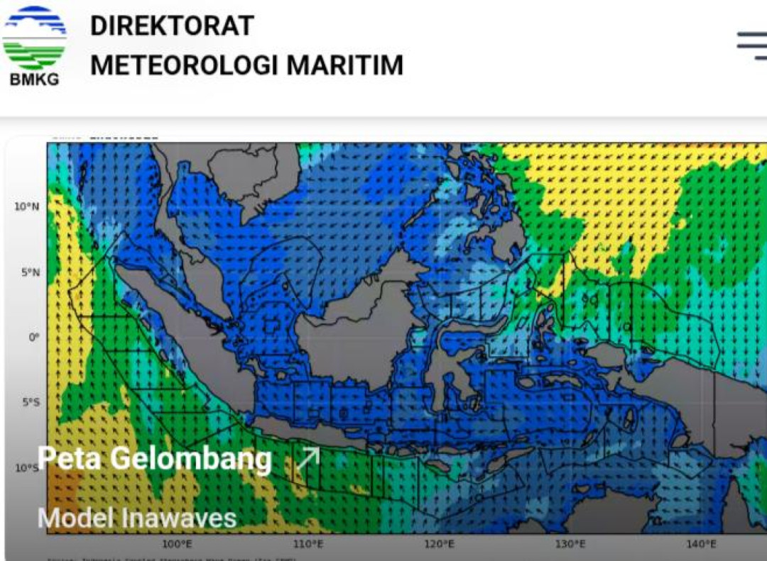 BMKG Keluarkan Peringatan Dini, Gelombang Tinggi di Perairan NTT