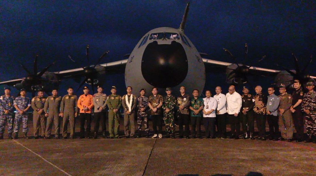 Lanud Sam Ratulangi Sambut Penerbangan Perdana Airbus A400M