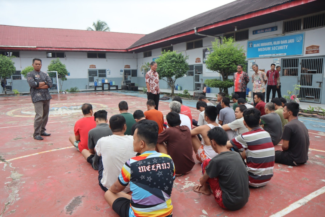 Lapas Tembilahan Tingkatkan Razia Kamar Hunian
