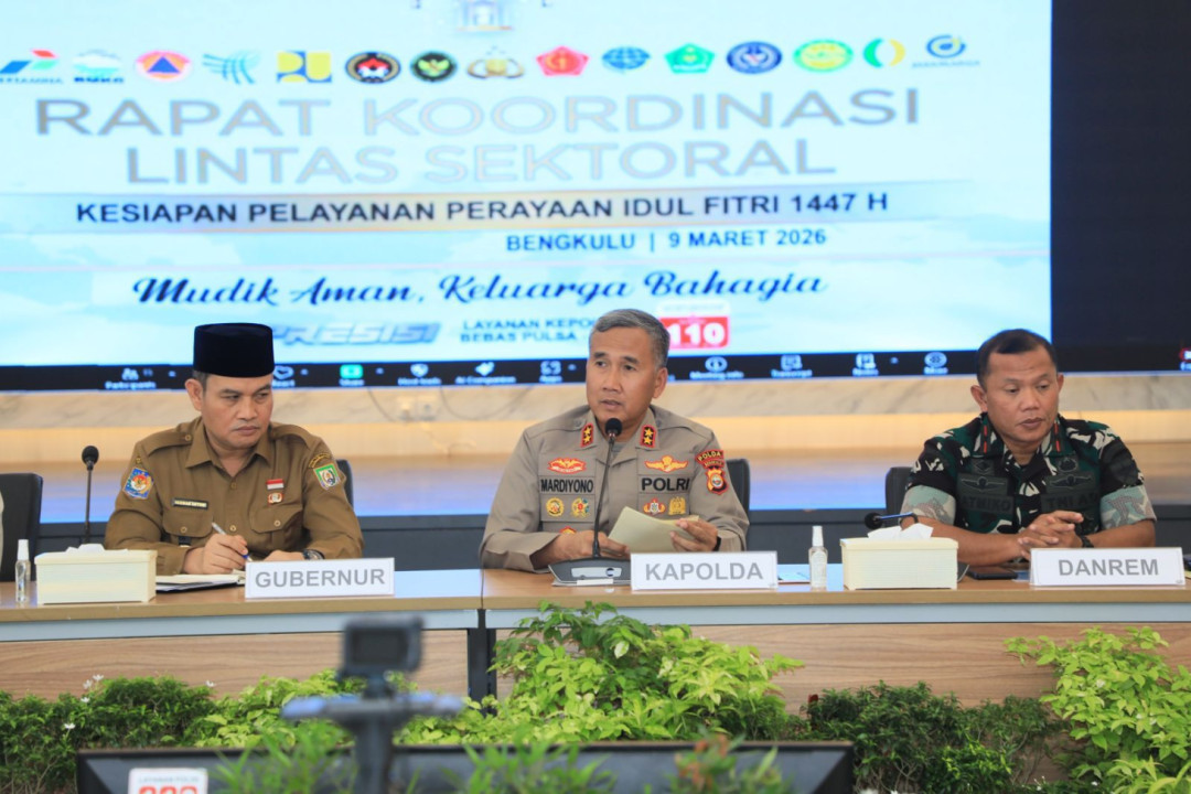 Ops Ketupat Nala 2026, Polda Bengkulu Siapkan 2.141 Personel