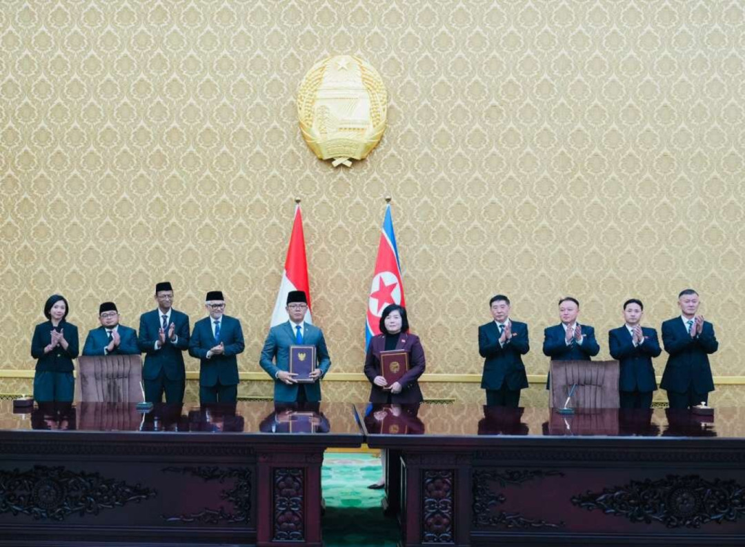 Menlu Sugiono Sambangi Pyongyang, Indonesia-Korea Utara Sepakat Perkuat Hubungan