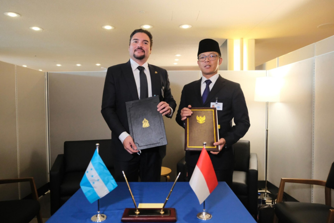 Indonesia-Honduras Teken Perjanjian Bebas Visa untuk Paspor Diplomatik dan Dinas