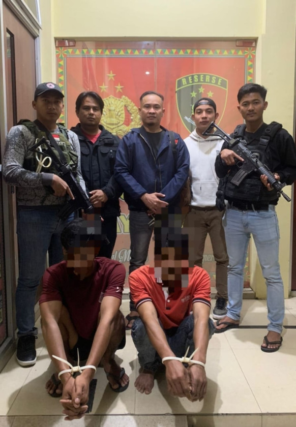 Unit Resmob Satreskrim Polres Gayo Lues Tangkap Pelaku Tindak Pidana Pencurian Baterai Tower Telkomsel