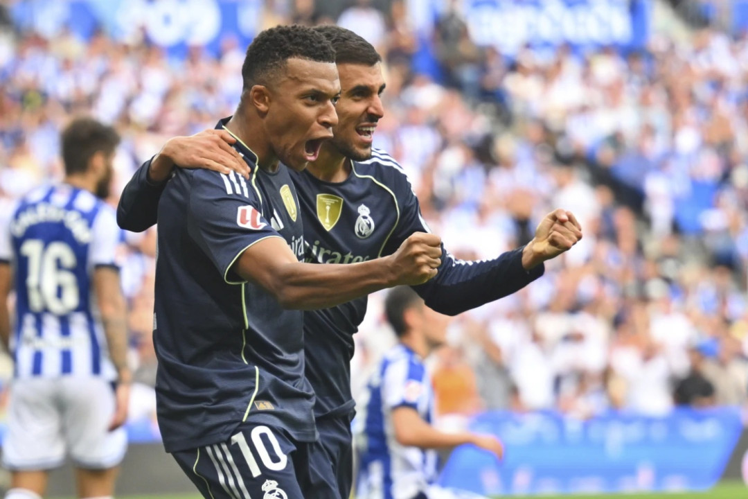 Drama Kartu Merah Tak Halangi Madrid, Mbappé Bawa Los Blancos di puncaki Klasemen