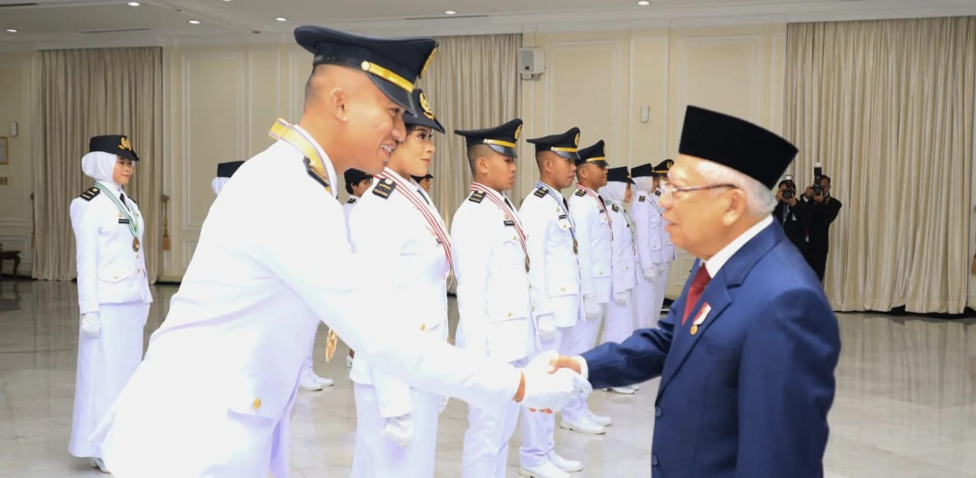 Wapres Ma'ruf Harap Pamong Praja Muda IPDN Aktif Kontribusi Sukseskan Pemilu