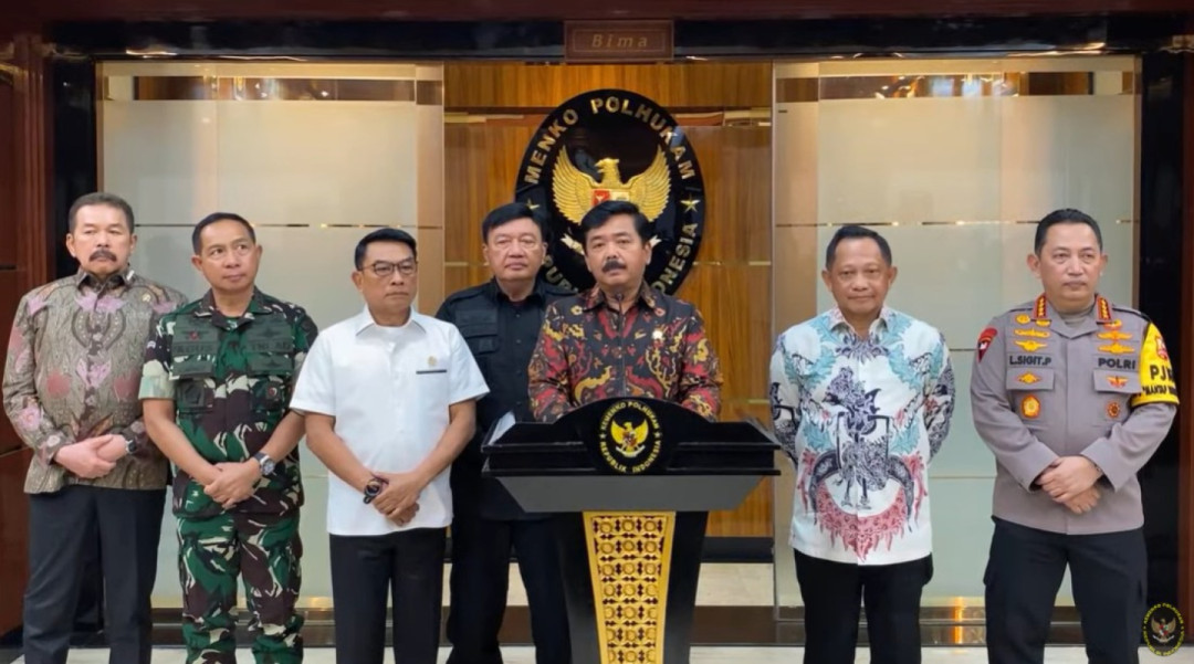 Menkopolhukam : Mari Terus Kawal Proses Demokrasi, Jaga Kondisi Tetap Tenang, Aman Dan Damai