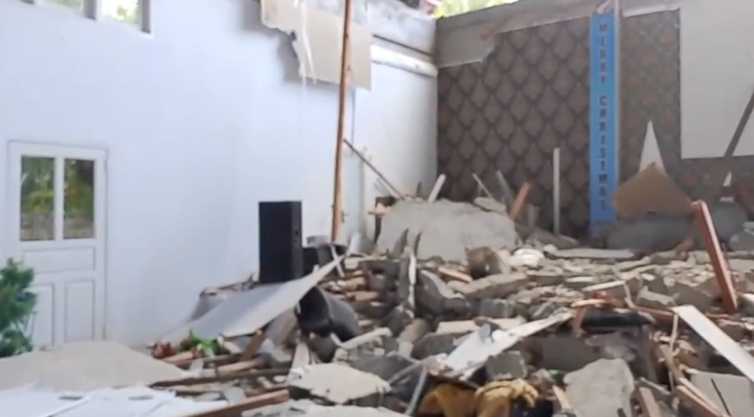 Dampak Gempa, 1 Orang Meninggal dan Puluhan Rumah Rusak di Sulut