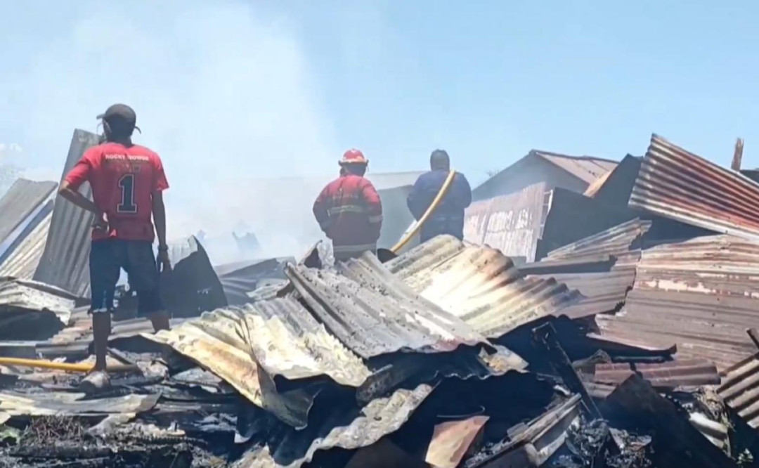 Kebakaran di Manado, Kerugian Capai Rp1 Miliar