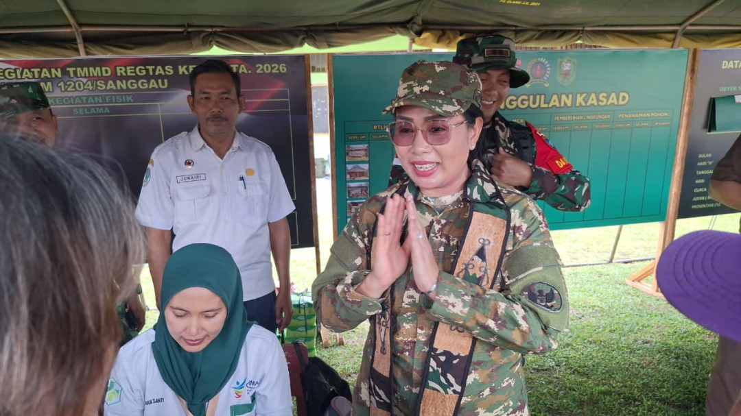 Wabup Sanggau Buka TMMD 128 di Semayang