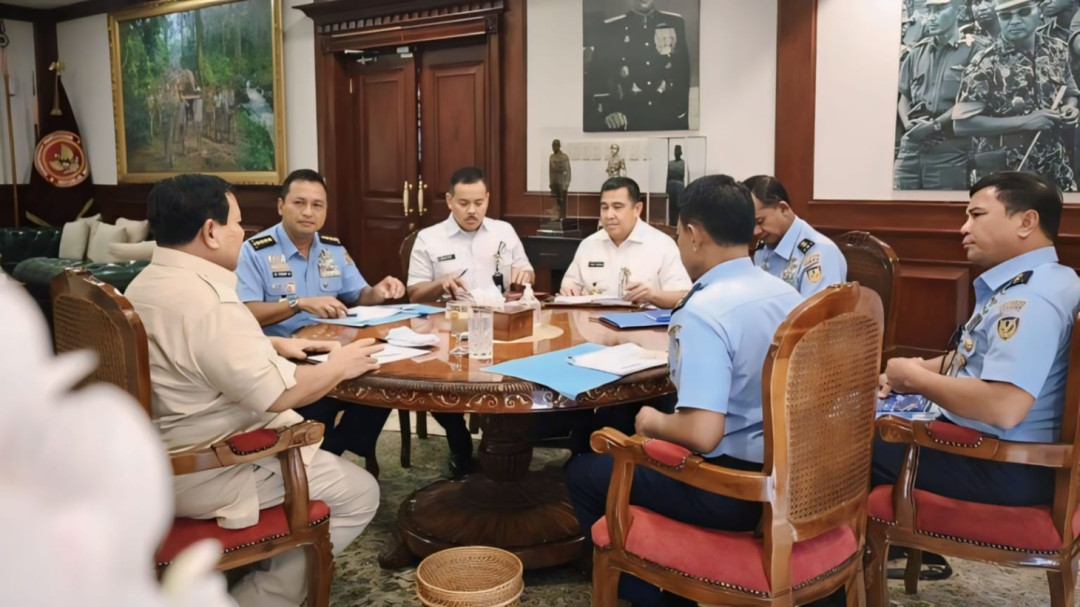 Sinergi Antara Kemhan dan TNI AU: Menhan Prabowo Terima Kunjungan Kasau, Bahas Strategi Pembangunan Kekuatan TNI AU