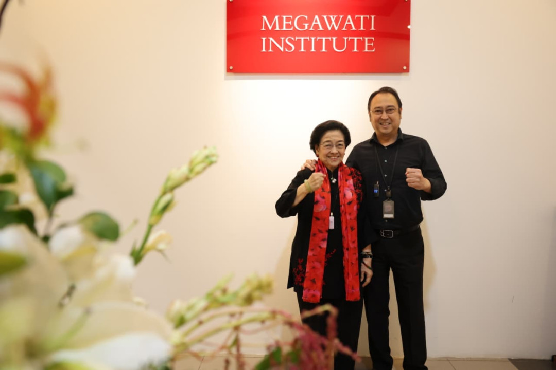 Megawati Soekarnoputri Kunjungi Kantor ‘Megawati Institute’ di Menteng