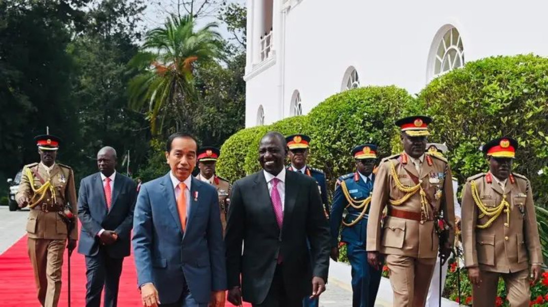 Jokowi Kunjungi Makam Pejuang Kemerdekaan Kenya Jomo Kenyatta
