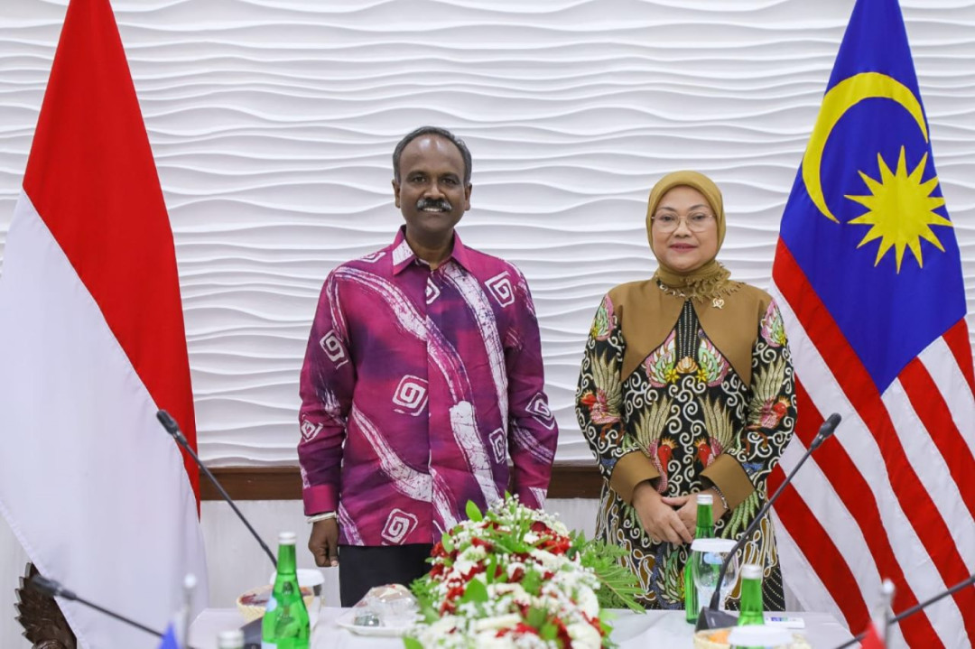 Menaker Terima Kunjungan Menteri Sumber Manusia Malaysia, Bahas Permasalahan PMI