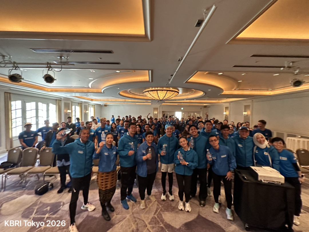 Dubes RI Sambut 150 Pelari Indonesia Jelang Tokyo Marathon 2026