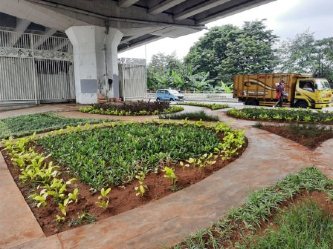 Sulap Kolong Tol Jadi Taman Hijau, Solusi Efektif Kekurangan Ruang Publik