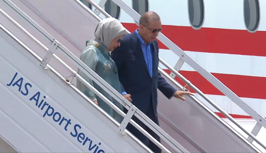 H-1 KTT G20, Presiden Erdogan Telah Mendarat di Bali