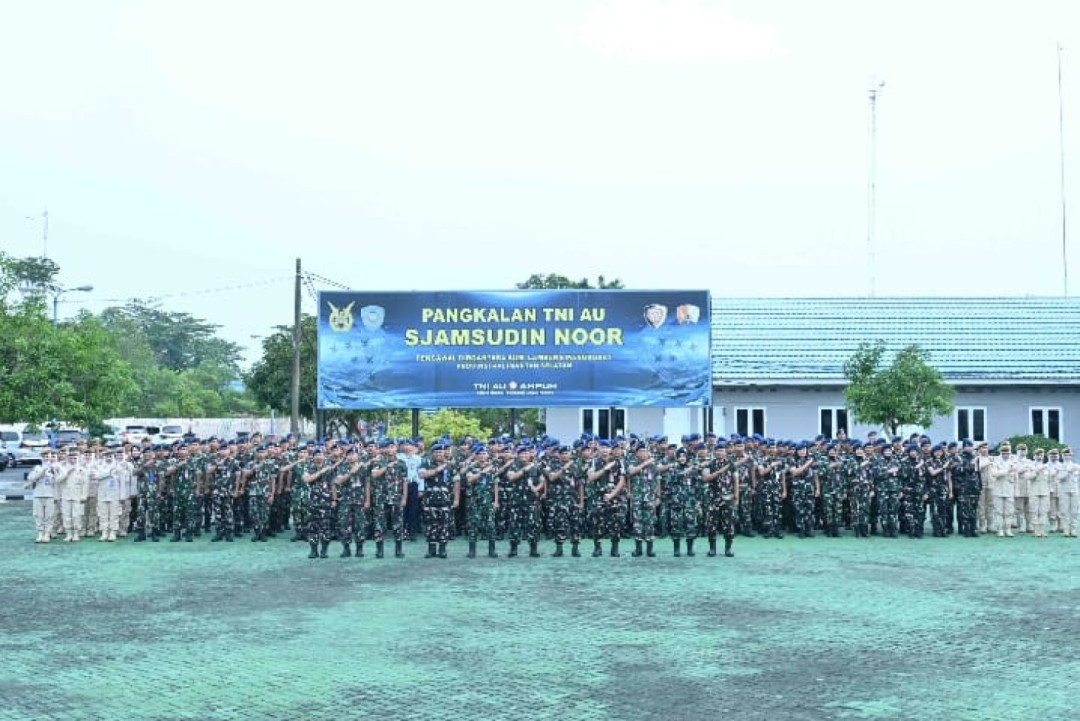 Idul Fitri 1447 H, Lanud Sjamsudin Noor Gelar Halal Bihalal Hangat