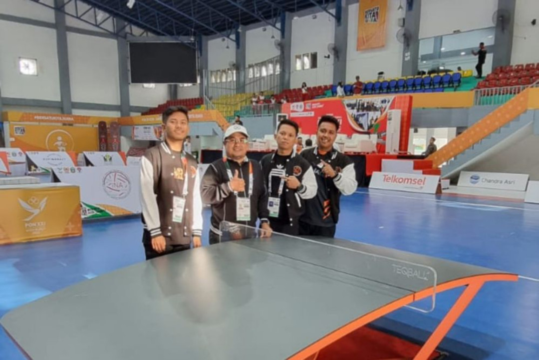 Ganda Campuran Teqball Riau Tumbangkan Tim DKI Jakarta di Final PON XXI Aceh-Sumut