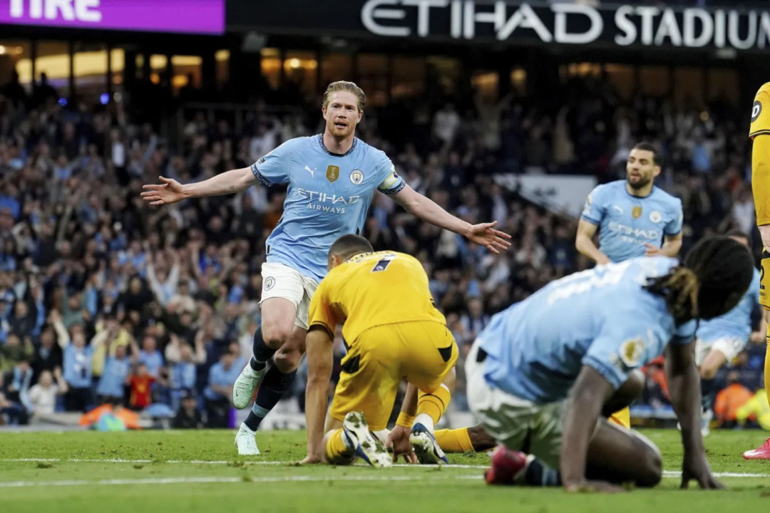 Gol Emosional De Bruyne Bawa City Menang & Jaga Asa Liga Champions”