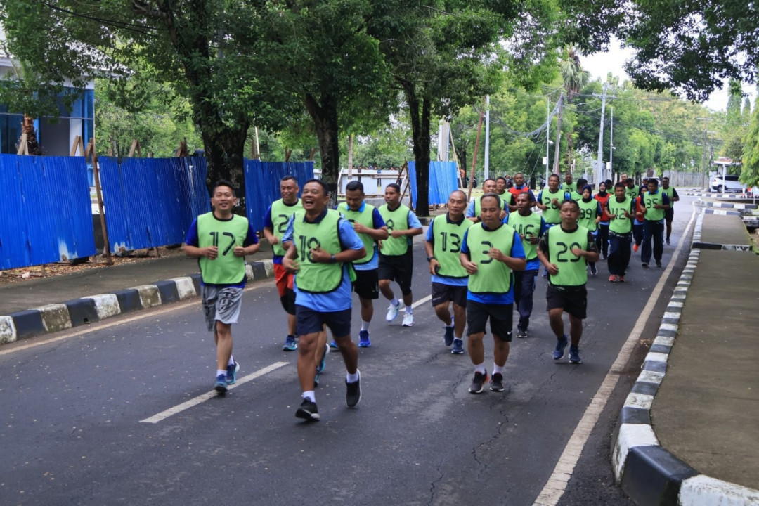 Personel Lanud Sultan Hasanuddin Jalani Tes Kesamaptaan untuk Kenaikan Pangkat