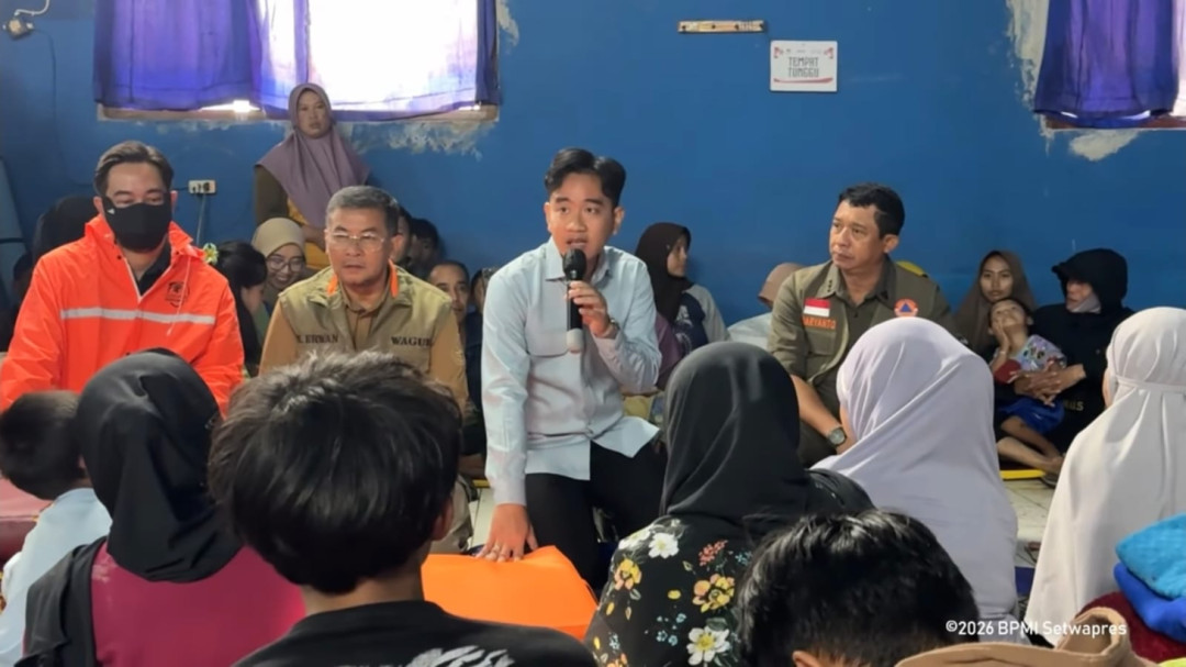 Wapres Gibran Tinjau Penanganan Longsor Bandung Barat