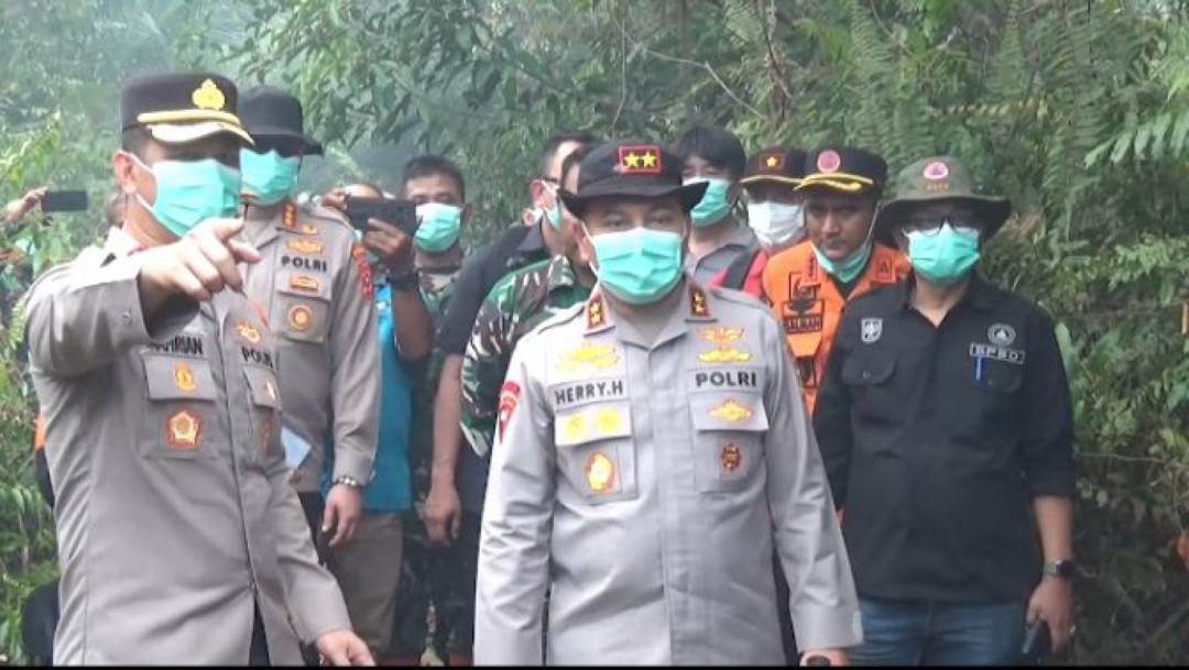 Kapolda Riau Tinjau Karhutla di Bengkalis, Tekankan Penanganan Terpadu dan Tanpa Toleransi Pelaku