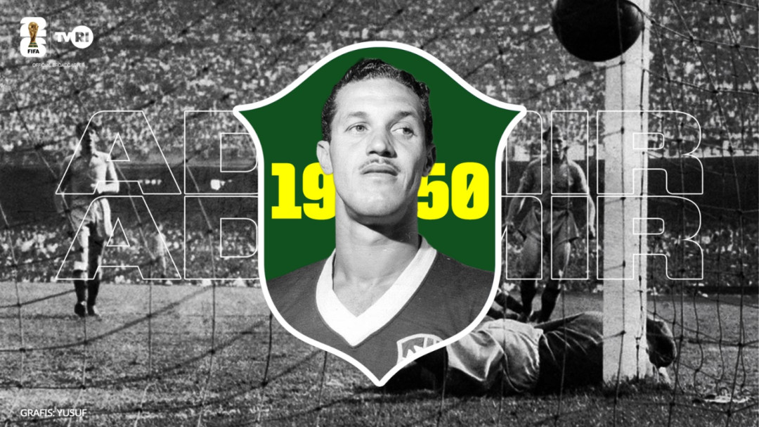 Top Skor Piala Dunia 1950: Ademir, Sempat ke Rumah Sakit sebelum Final