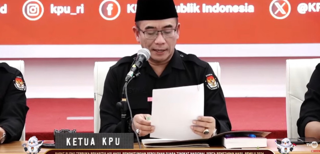 Hasil Penetapan Pleno KPU: Prabowo-Gibran mendapat suara sah 96 juta lebih, Anies-cak Imin 40 juta lebih, Ganjar-Mahfud 27 juta lebih