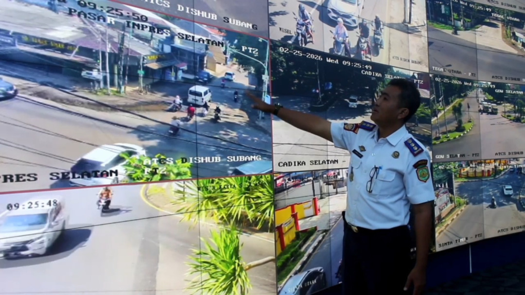 Dishub Subang Maksimalkan CCTV Pantau Arus Mudik dan Balik Lebaran 2026