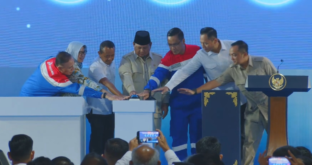 Presiden Prabowo Resmikan Infrastruktur Energi Terintegrasi Pertamina RDMP Balikpapan