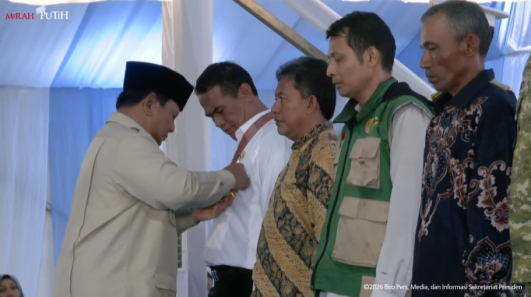 Presiden Prabowo Anugerahkan Bintang Jasa kepada Mentan Amran