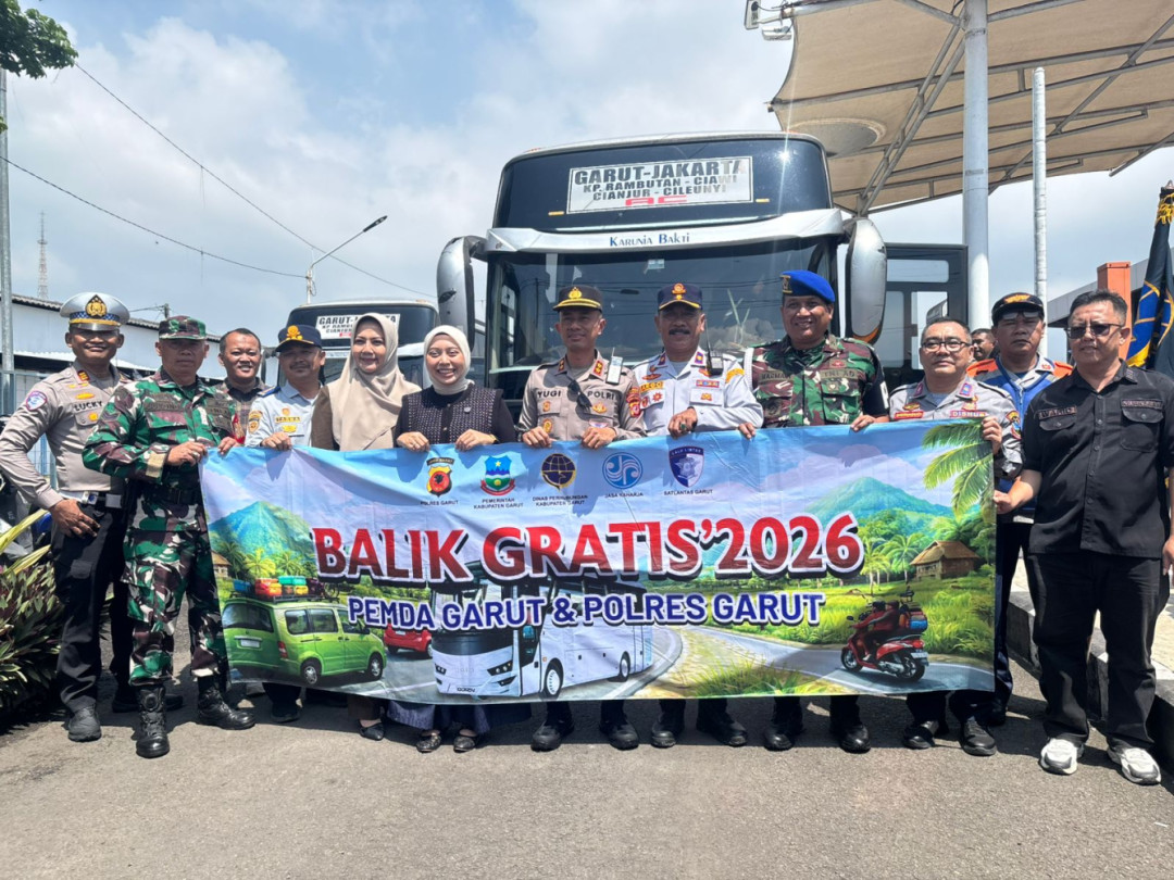 Pemkab Garut Berangkatkan 240 Peserta Arus Balik Gratis ke Tiga Kota