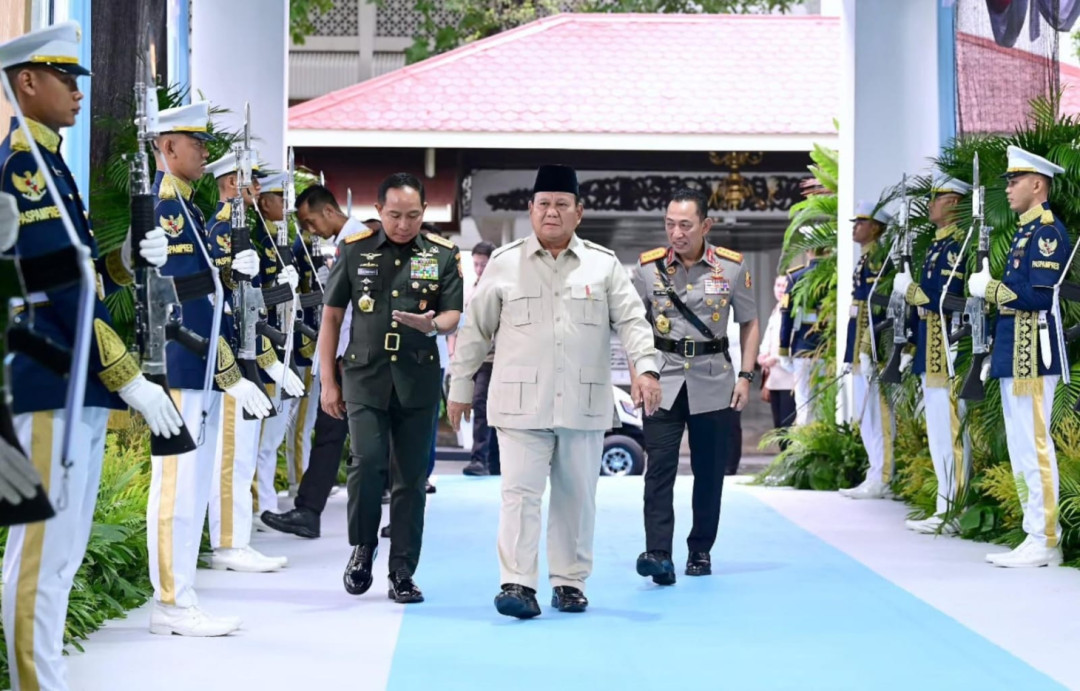 Presiden Prabowo Dorong Kekompakan TNI-Polri