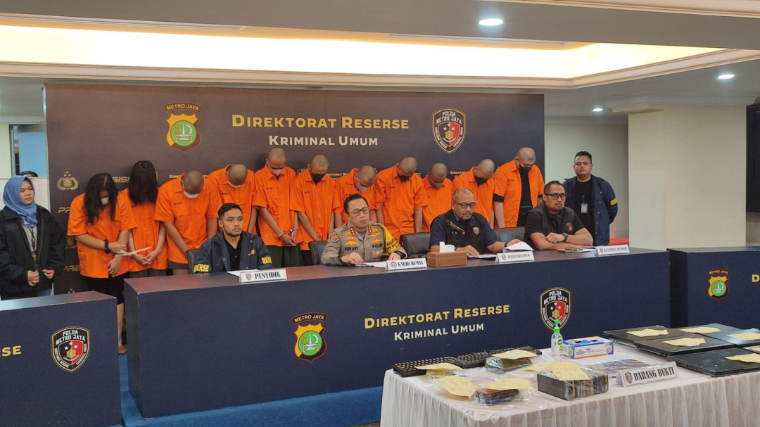 Polda Metro Ungkap Kasus Judol Cuaca77 di Kawasan Teluknaga Tangerang